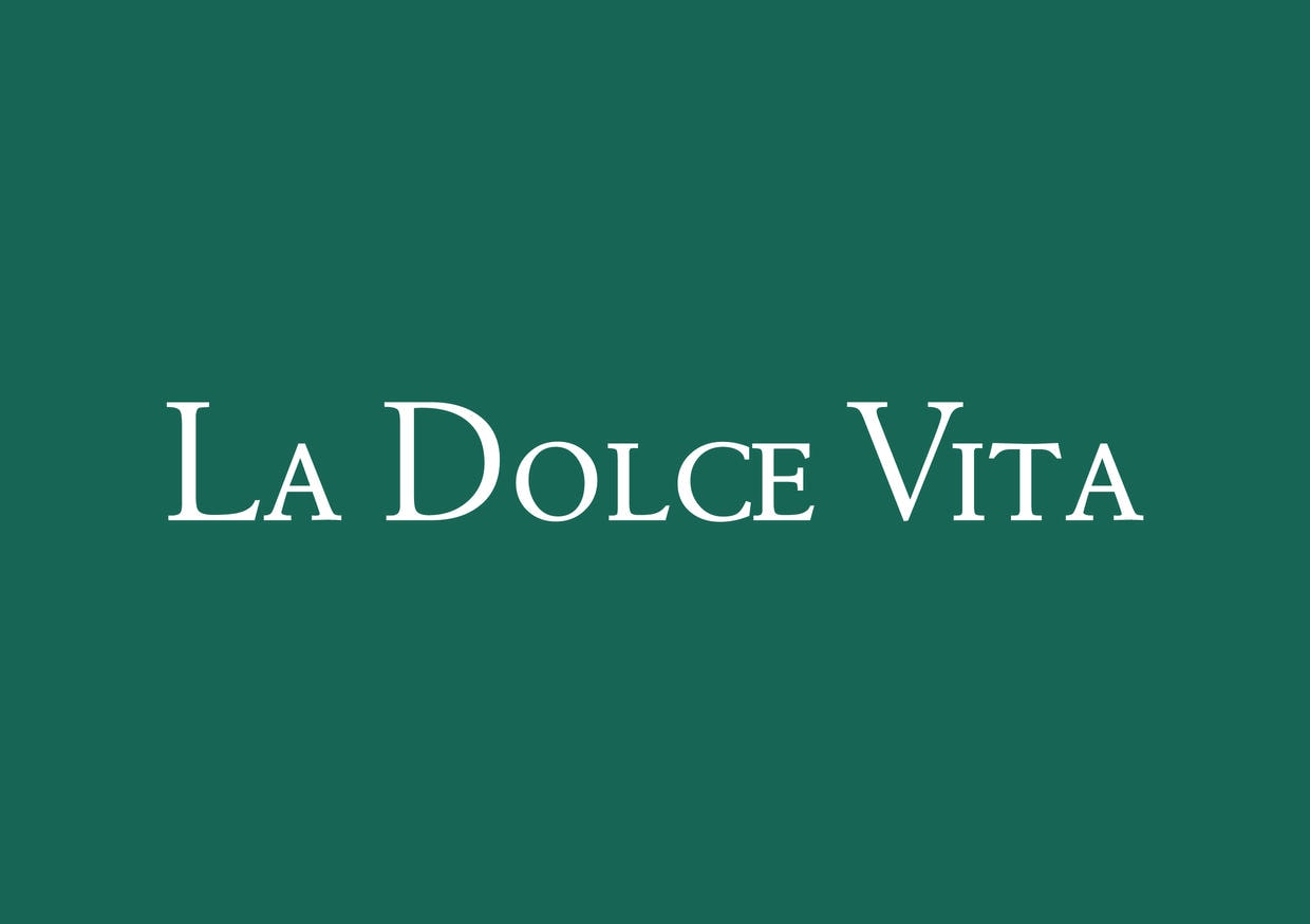 La Dolce Vita Menu